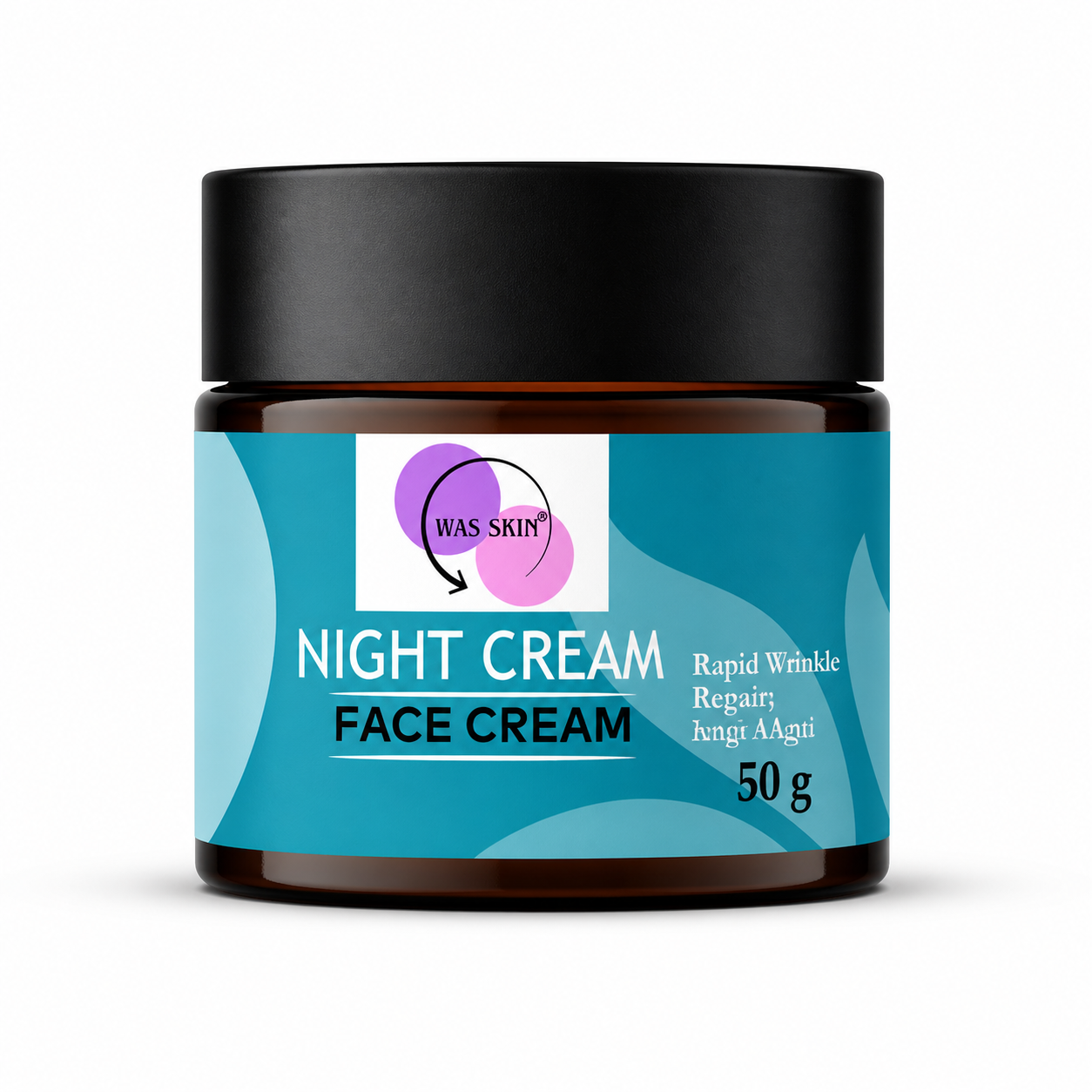 WAS SKIN Face Cream, Rapid Wrinkle Repair, Anti Ageing, Darkspots Corrector 50 g (Night Face Cream)