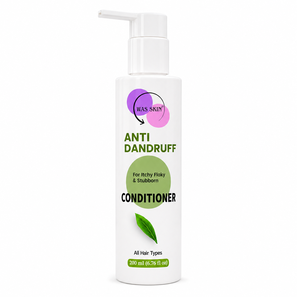 WAS SKIN 7 in 1 Repair Conditioner, Nourishing, Repairing, Smoothening, All Hair Types, 200ml (Anti Dandruff Conditioner)